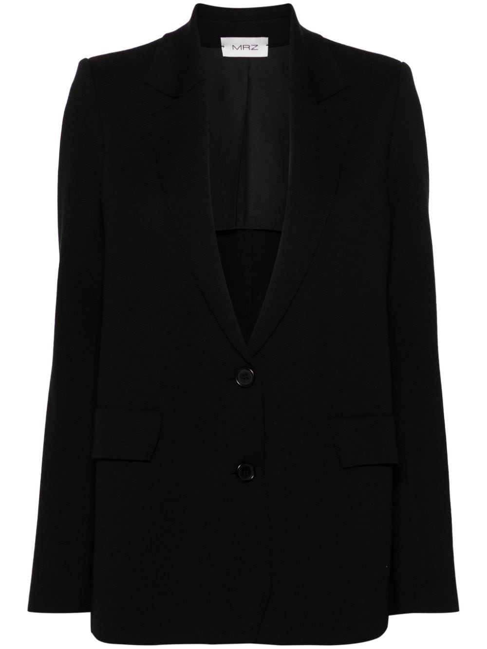 MRZ Wool Jacket with Notched Lapels for Women