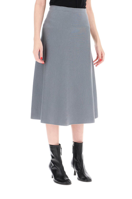 MRZ Flared Knit Midi Skirt