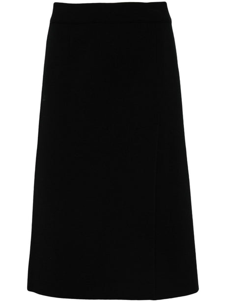 MRZ Chic Pencil Midi Skirt with Side Slit - Size S