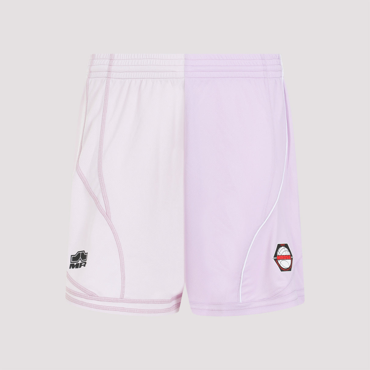 MARTINE ROSE Half & Half Mini Football Shorts