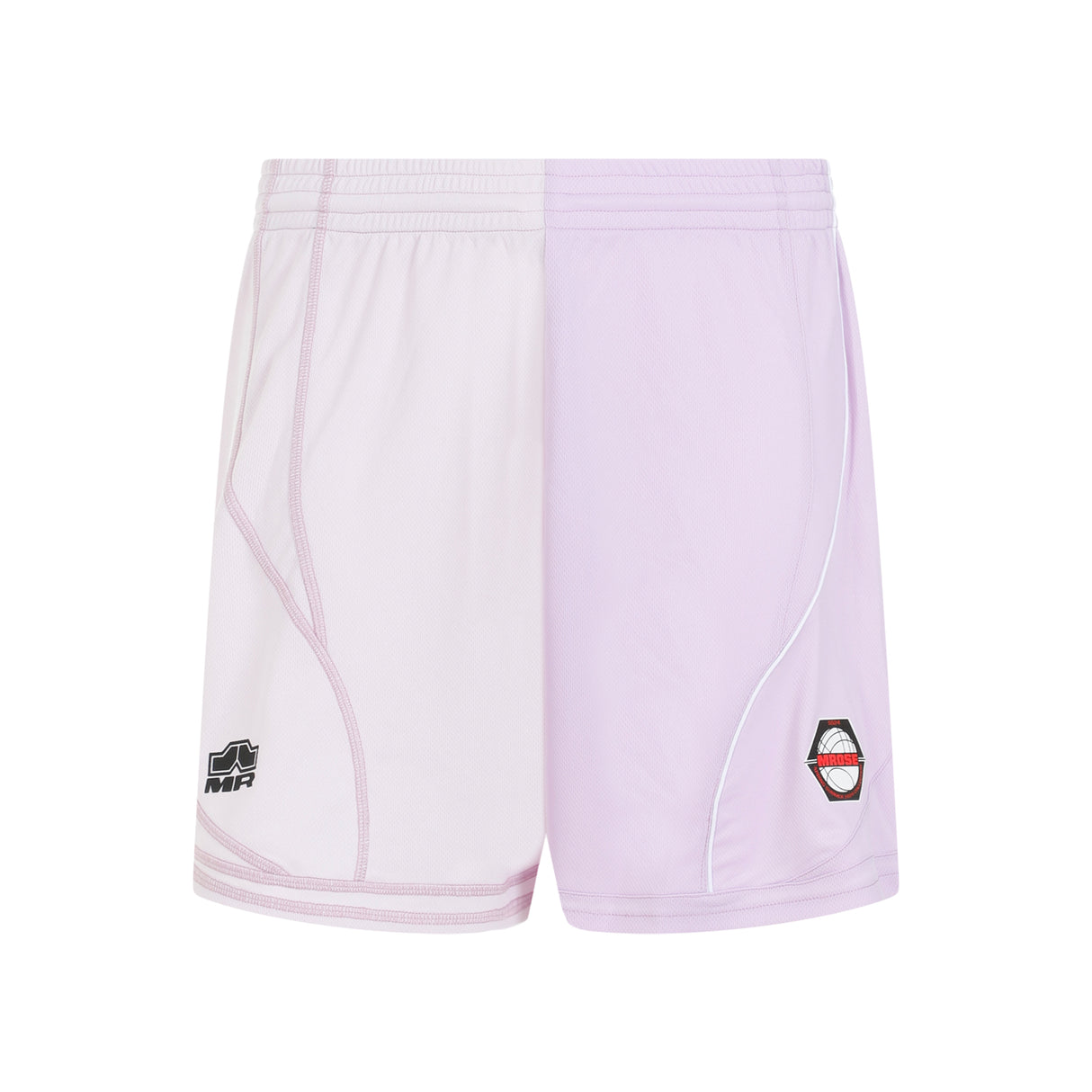 MARTINE ROSE Half & Half Mini Football Shorts