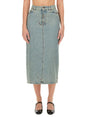 MOSCHINO COUTURE Stylish Women's Denim Skirt - Size 40