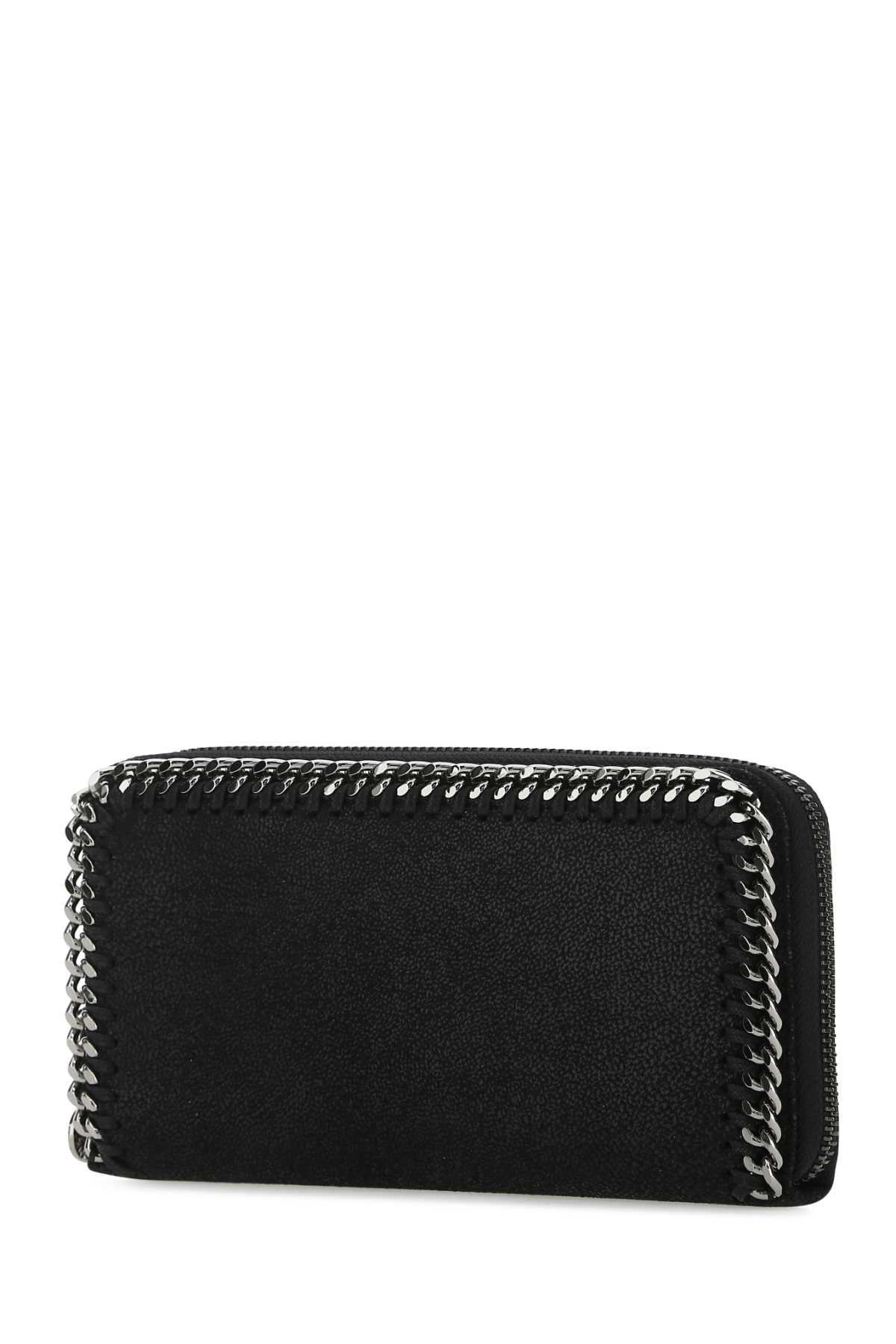 STELLA McCARTNEY Mini Black Shaggy Wallet