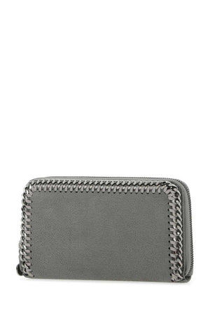 STELLA McCARTNEY Mini Grey Shaggy Wallet