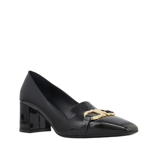 FERRAGAMO Mirelle 60 Black Leather Pumps