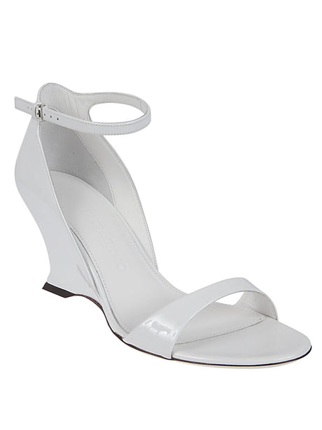 FERRAGAMO Classic White Sandals for Women - FW23 Collection