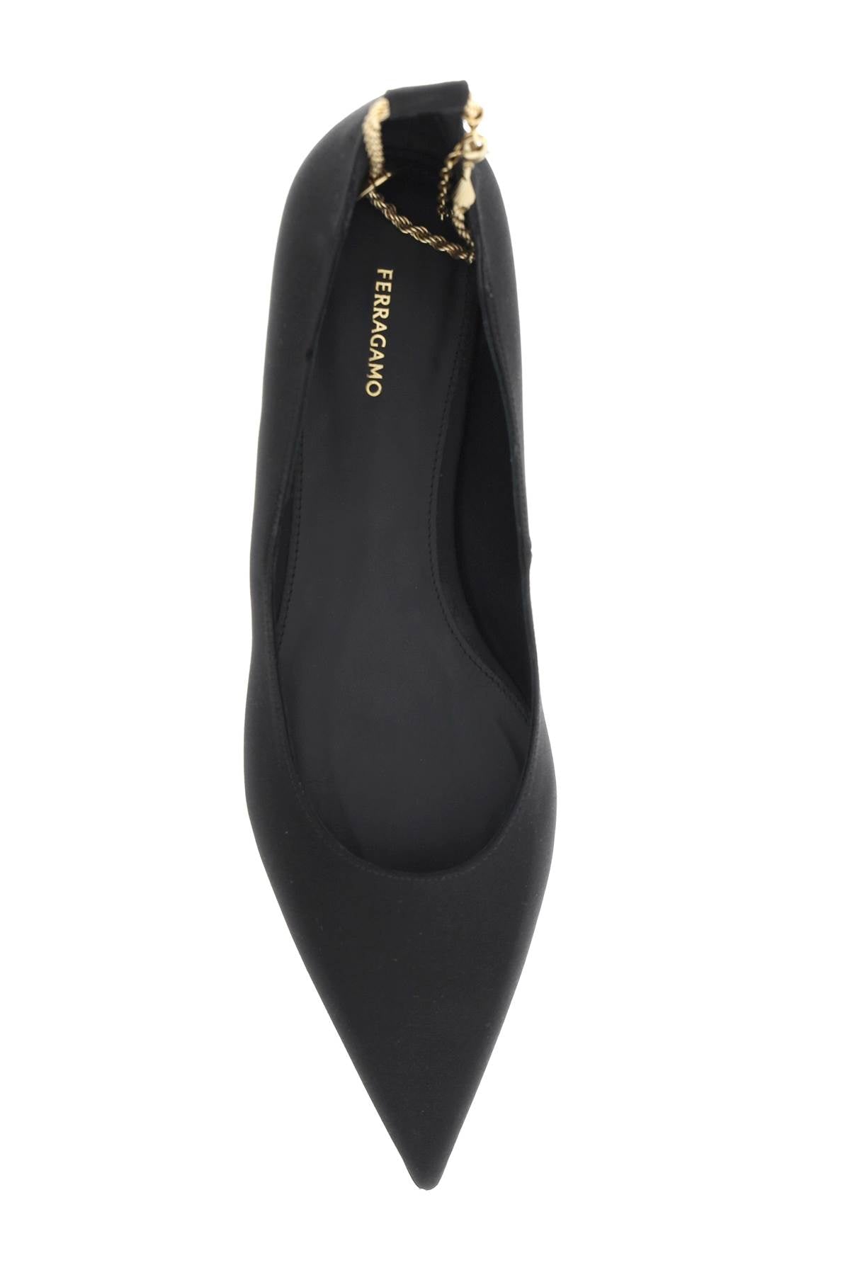 FERRAGAMO Chic Black Ballet Flats for Women