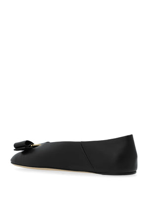 FERRAGAMO Elegant Leather Ballerina Flats