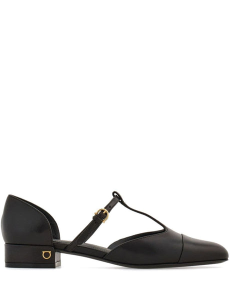 FERRAGAMO Chic T-Strap Court Shoes