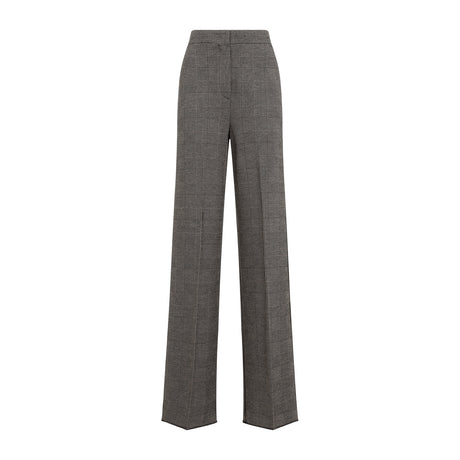 MAX MARA Prince Wales Regular & Straight Leg Pants