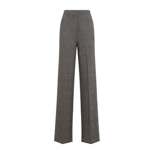 MAX MARA Prince Wales Regular & Straight Leg Pants