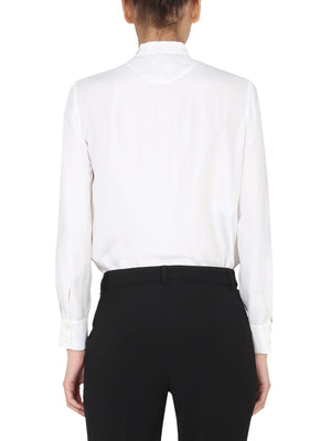 BOUTIQUE MOSCHINO Elegant Mandarin Collar Shirt for Women