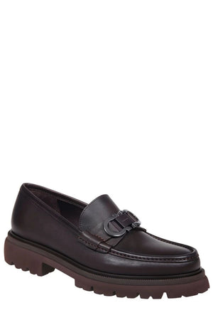 FERRAGAMO Men's Moccasin with Gancini Hook