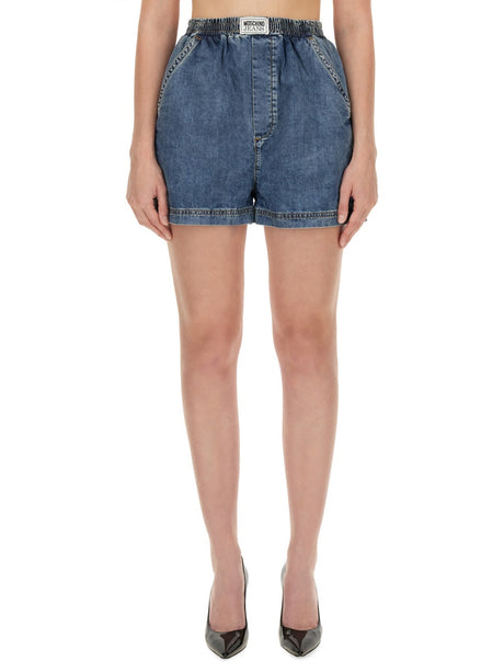 MOSCHINO JEANS Chic Women's Mini Denim Shorts - Size 27