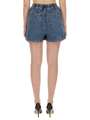 MOSCHINO JEANS Chic Women's Mini Denim Shorts - Size 27