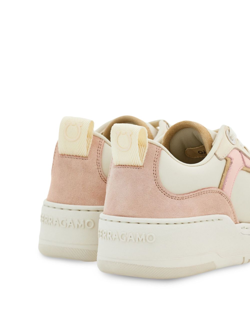 FERRAGAMO Chic Leather Gancini Hook Sneakers for Women