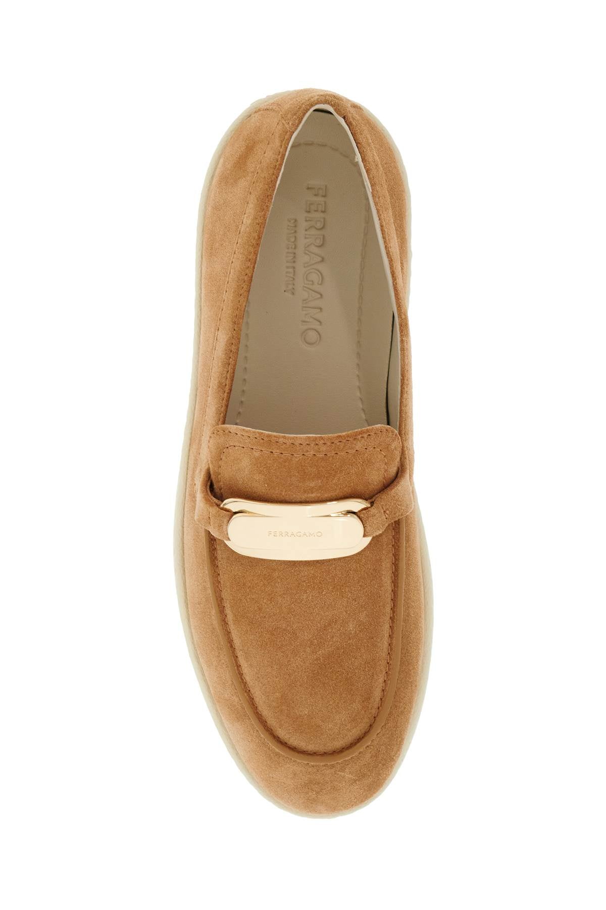 FERRAGAMO Chic Sports Loafers for Women - Size M