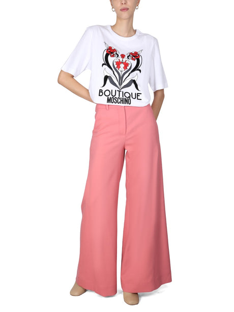 BOUTIQUE MOSCHINO Chic Flare Pants for Women