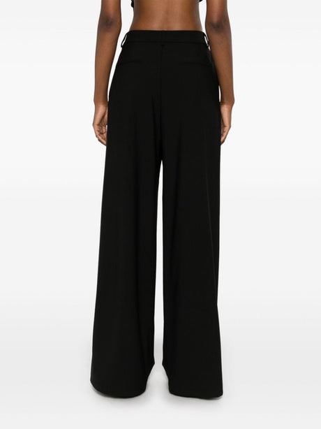 GIUSEPPE DI MORABITO Straight-Leg Wool Blend Trousers for Women