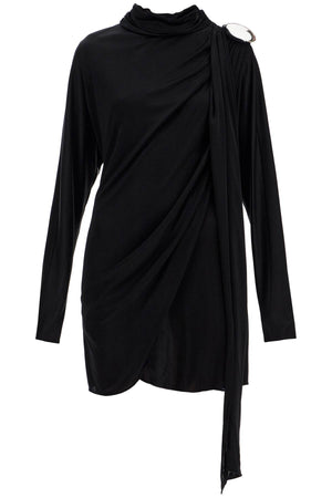 GIUSEPPE DI MORABITO Gathered Long Sleeve Mini Dress