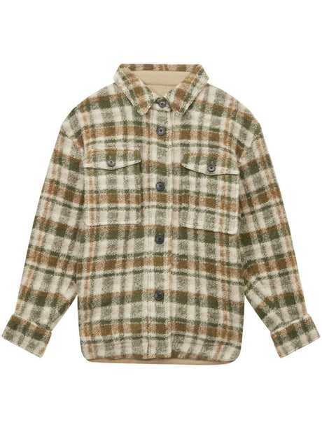 MARANT ÉTOILE Men's Wool Blend Oversized Shirt Jacket