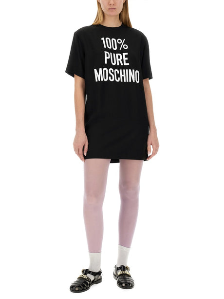 MOSCHINO COUTURE Couture Dress with Logo - Size 40 IT