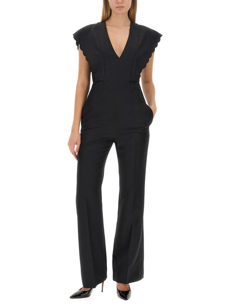 PHILOSOPHY DI LORENZO SERAFINI Flare Fit Jumpsuit - Size 40