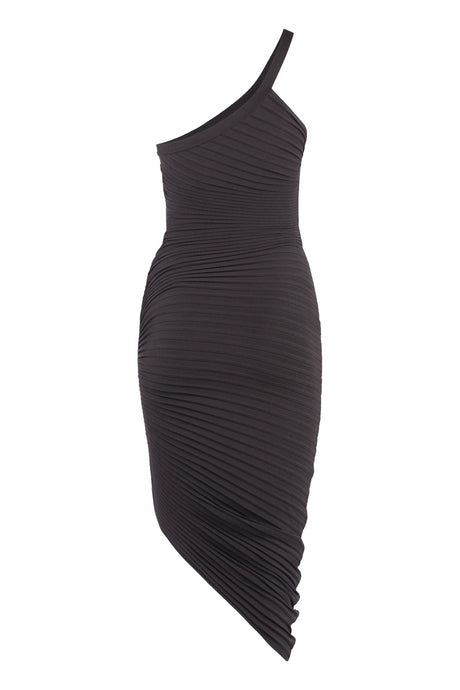 PHILOSOPHY DI LORENZO SERAFINI Asymmetrical Pleated Mini Dress