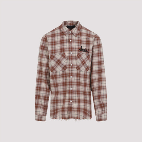 AMIRI Men's Shotgun Flannel Shirt