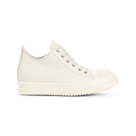 RICK OWENS Low Profile Leather Sneakers