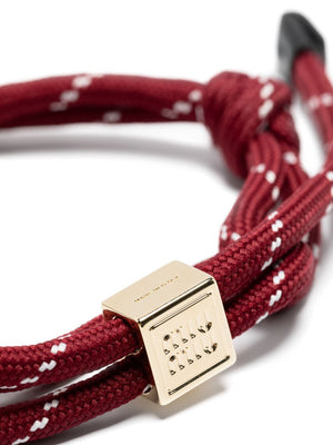 MIUMIU Men's Cord and Nylon Bracelet - SS25 Collection