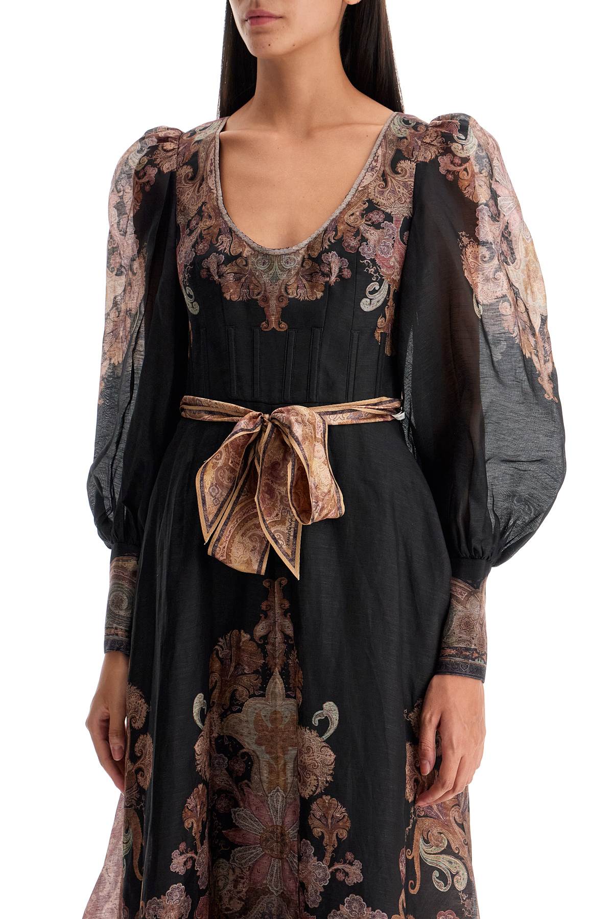 ZIMMERMANN Elegant Paisley Midi Dress for Women