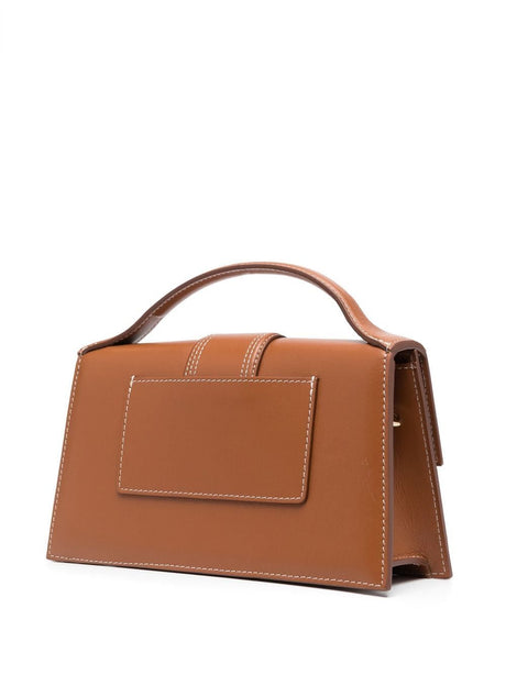 JACQUEMUS The Grand Bambino Leather Satchel