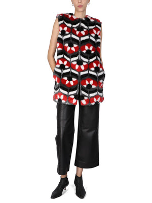 BOUTIQUE MOSCHINO Faux Fur Vest for Women