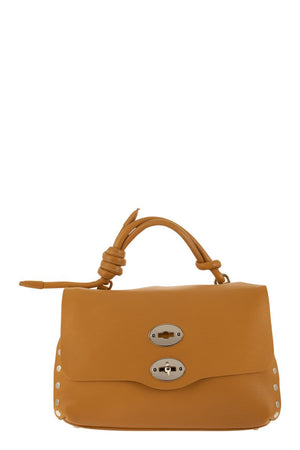 ZANELLATO Orange Postman Heritage Handbag for Women SS23