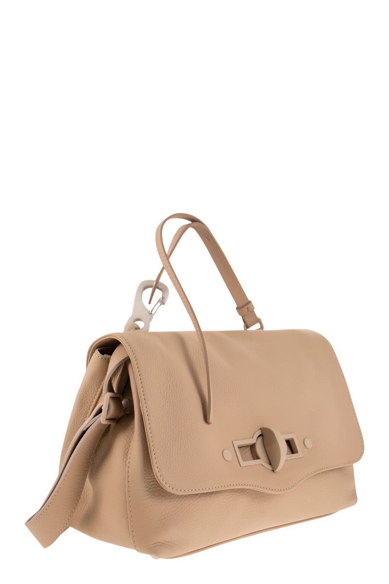 ZANELLATO Beige Postman® Hooked Handbag - FW23 Collection