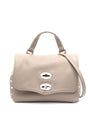 ZANELLATO Mini Pebbled Leather Handbag with Adjustable Strap