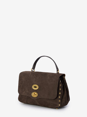 ZANELLATO Mini Suede Handbag with Dual Compartments - FW24 Collection