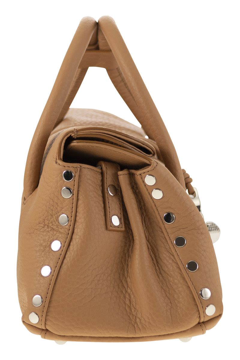 ZANELLATO Mini Grained Leather Handbag