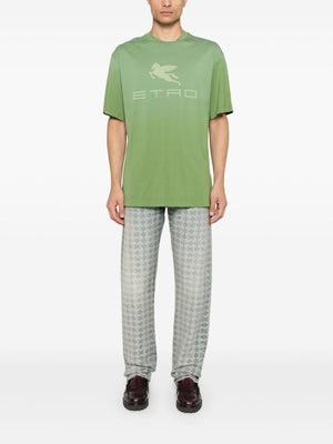 ETRO Logo Print T-Shirt for Men - FW24 Collection