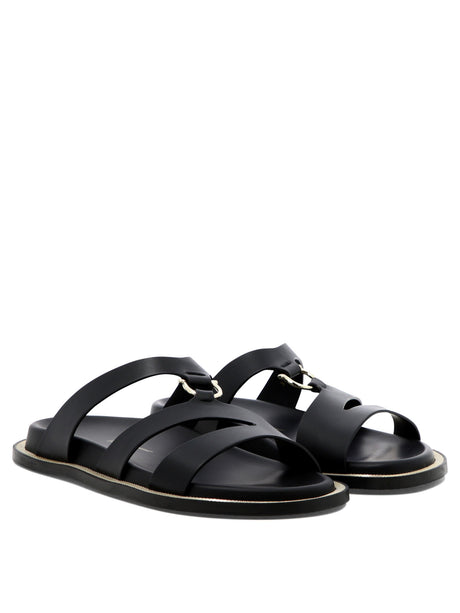 FERRAGAMO Stylish 23SS Black Women's Sandals