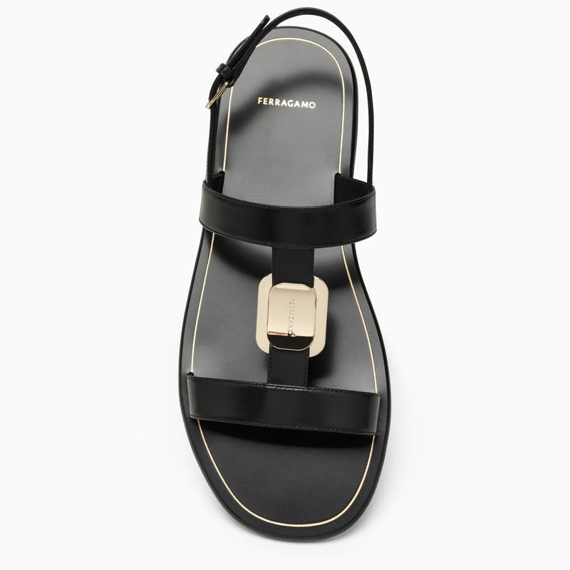 FERRAGAMO Black Capri Sandals for Women