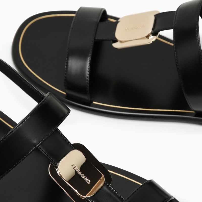 FERRAGAMO Black Capri Sandals for Women