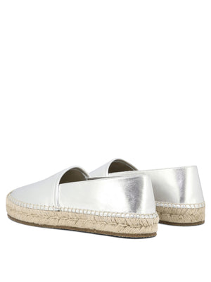 FERRAGAMO Gray Espadrilles for Women | Strappy Flats for SS24