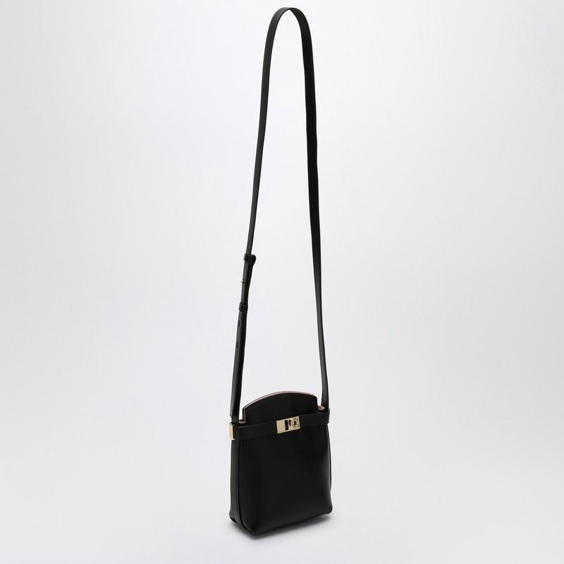 FERRAGAMO Mini Two-Tone Phone Holder with Adjustable Strap