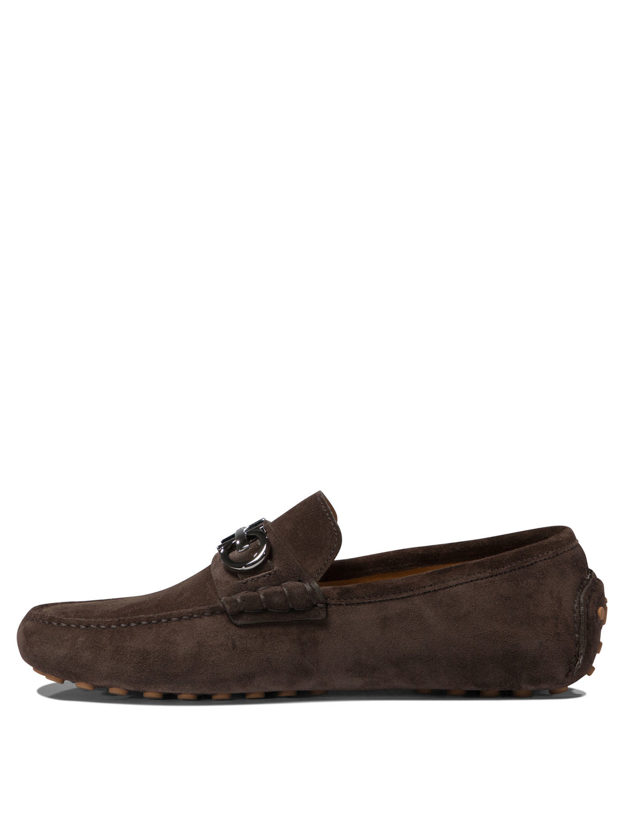 FERRAGAMO Elegant Nubuck Loafers for Modern Comfort