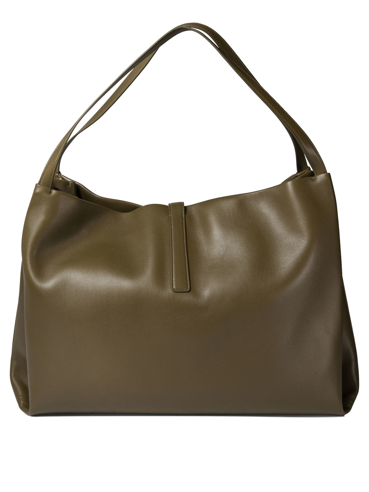 FERRAGAMO Luxurious Large Leather Tote Shoulder Bag