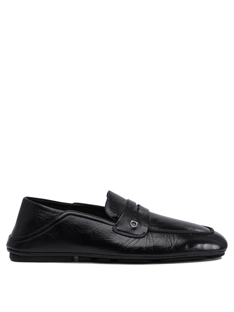 Ferragamo Premium Leather Loafers & Slippers for Men