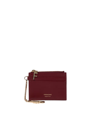 Ferragamo Mini Leather Wallet and Card Holder