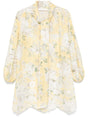 ZIMMERMANN Floral Linen Mini Dress for Women